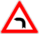 StVO, Verkehrszeichen Nr. 103: Kurve
