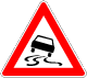 StVO, Verkehrszeichen Nr. 114: Schleuder- oder Rutschgefahr