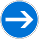 StVO, Verkehrszeichen Nr. 211: Hier rechts