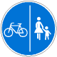 StVO, Verkehrszeichen Nr. 241: Getrennter Rad- und Gehweg