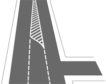 StVO, Verkehrszeichen Nr. 298: Sperrfläche