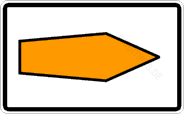 StVO, Verkehrszeichen Nr. 467.1: Umlenkungspfeil