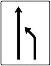 StVO, Verkehrszeichen Nr. 531: Einengungstafel